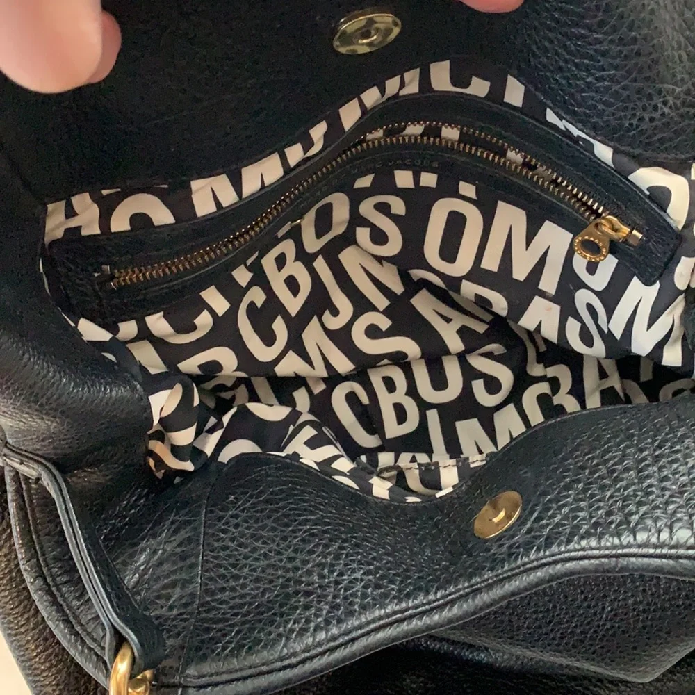 Marc by Marc Jacobs MBMJ large 2000’s slouchy black leather bag
